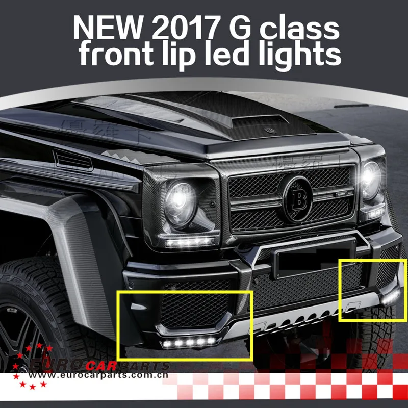2017 new style front lip led lights G63 B style front lip cover lights