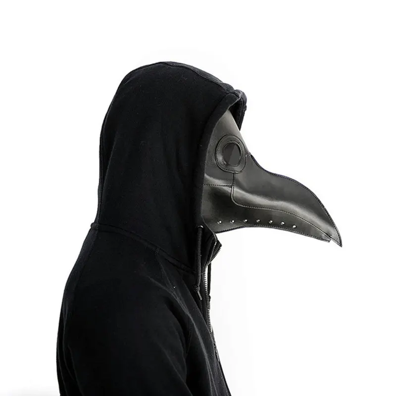 

Halloween Party plague doctor Gothic mask steampunk Doctor Mask Long Nose neak Cosplay PU Leather mask