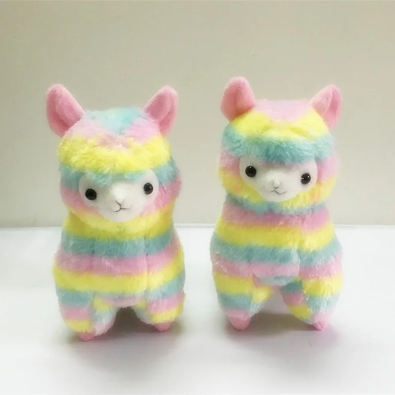 

20CM 30cm 50cm RAINBOW Alpaca Plush Toy Dolls for Children High Quality Soft Cotton Baby Brinquedos Animals for Gift NTDIZ1006