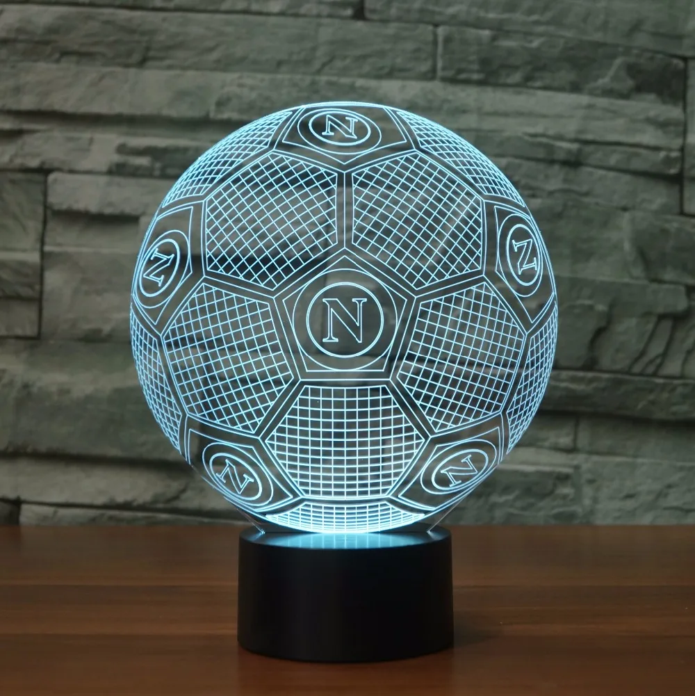 

2018 New Arrival 3D LED Night Light 7 Colors Changing Decoration lamp Visual Table Lamp USB Touch Light home