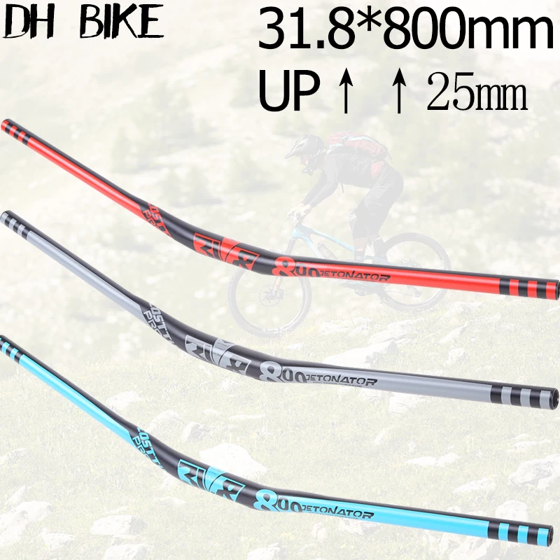 

Aluminum Alloy XC Trail Enduro Mountain Bike accessories Big Swallow Shaped Handlebar 31.8mmx800mm MTB Bicycle Parts bar no stem