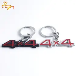 Автомобиль-Стайлинг 3D Эмблемы 4X4 металлический брелок для ключей для Fiat Bmw Ford Honda volkswagen Audi лада кольца для ключей цепи стайлинга автомобилей