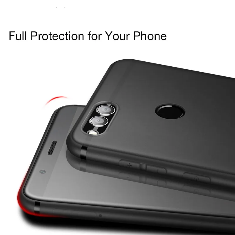 Матовый чехол из ТПУ для Huawei Y6 Prime 2018 Y5 P20 P10 Plus Mate 10 Lite Honor 9 7C 7A Pro 7X 8X P умные мягкие