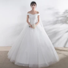 long half sleeve muslim lace wedding dress high quality 2017 bride simple bridal gown real photo wedding-dress vestido de noiva