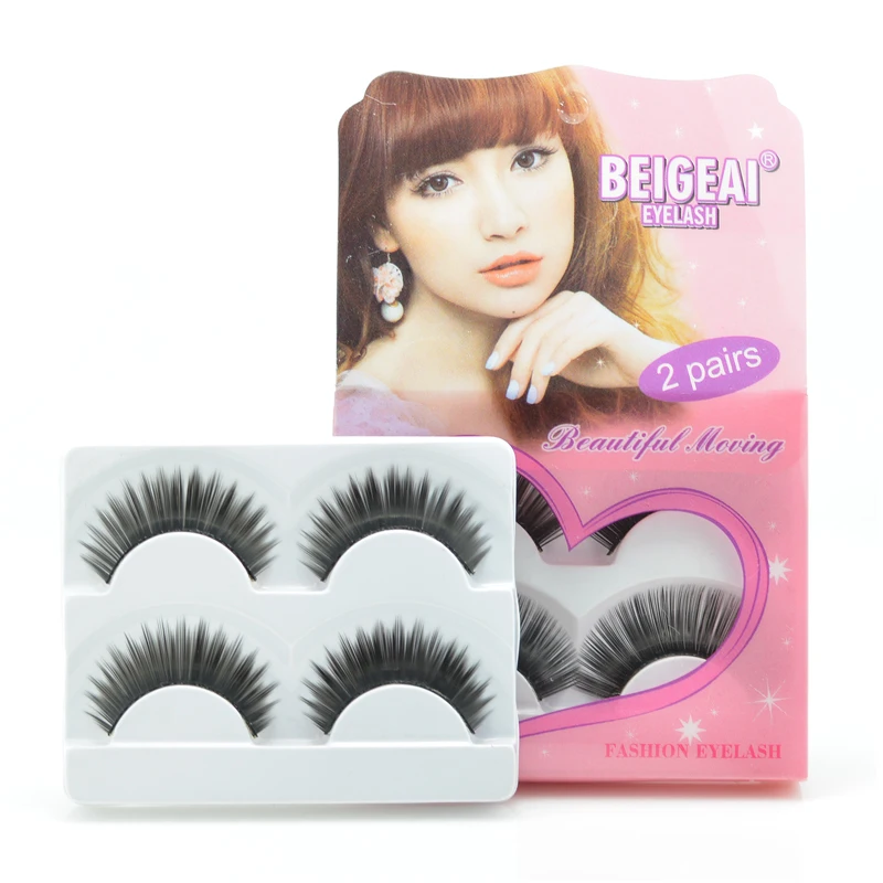 Dollylash 20 Pairs Full Strip False Eyelash Six Style Thick Lash Crisscross Slim Fake Eye Lashes