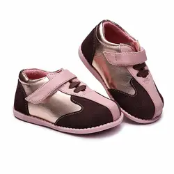 Tipsietoes бренд 2018 весна дети обруч-и-петля ремни обувь для девочек дышащие повседневные кроссовки детская обувь Бесплатная доставка