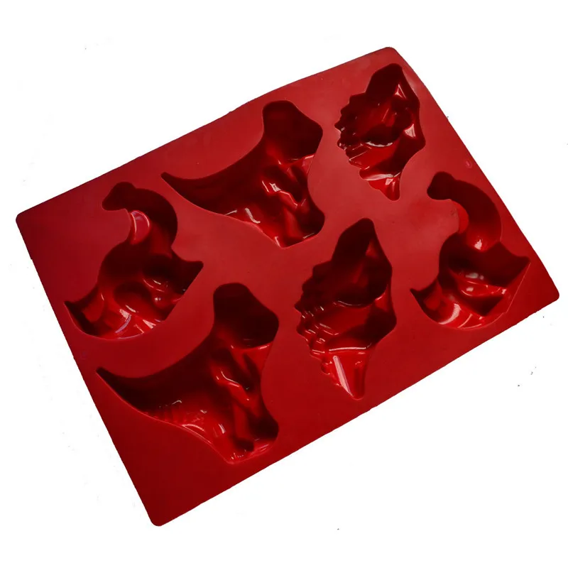 Cute Dinosaur Shape Silicone Cake Molds 3D Animal Dinosaur Form Sugar Fondant Soap Jelly Pudding Moulds Cake Decorating Tools9
