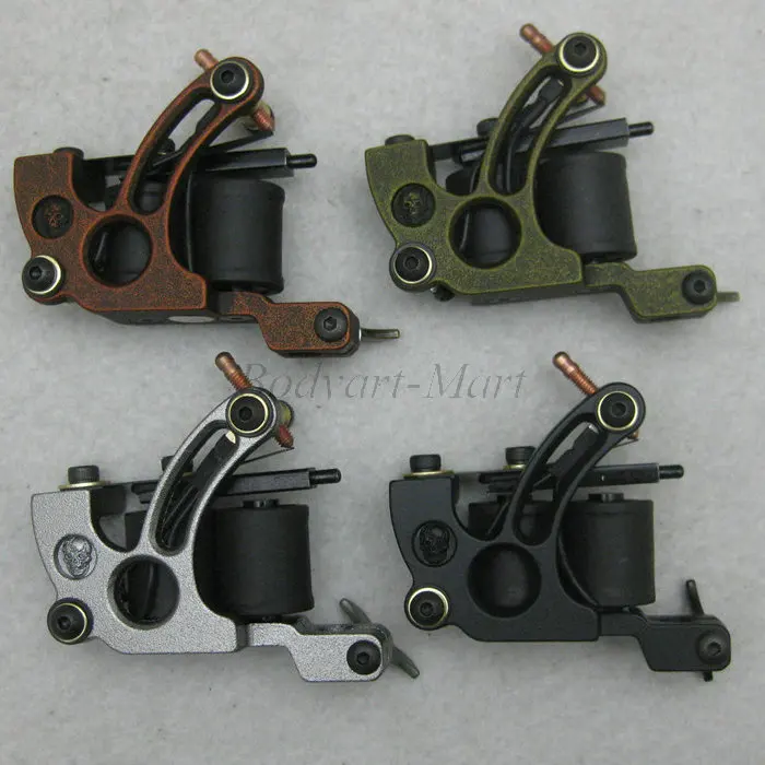 

Set Of 4PCS 10 Wrap Coils Alloy Tattoo Machine Gun For Kit Power Set Supply GAM14-ABCD