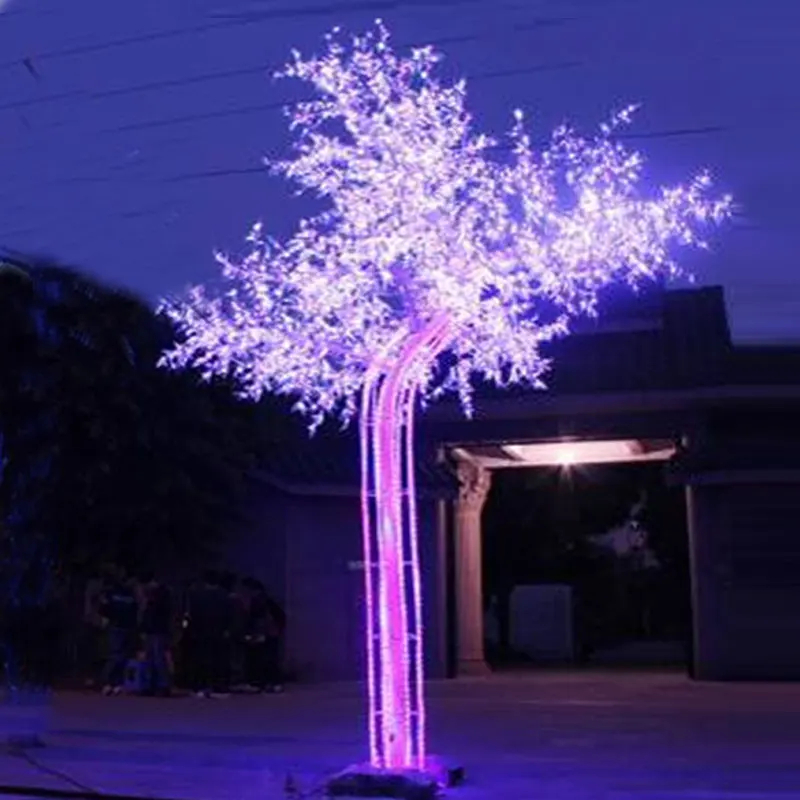 5.0Meter high 6912leds outdoor artificial christmas trees with led