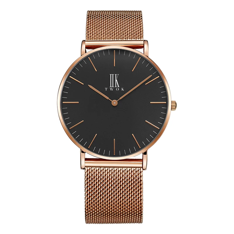 Simple Couple Watch Ultra-Thin Waterproof Quartz Wristwatches Luxury Brand Steel Belt Men's Watches Relogio Sale