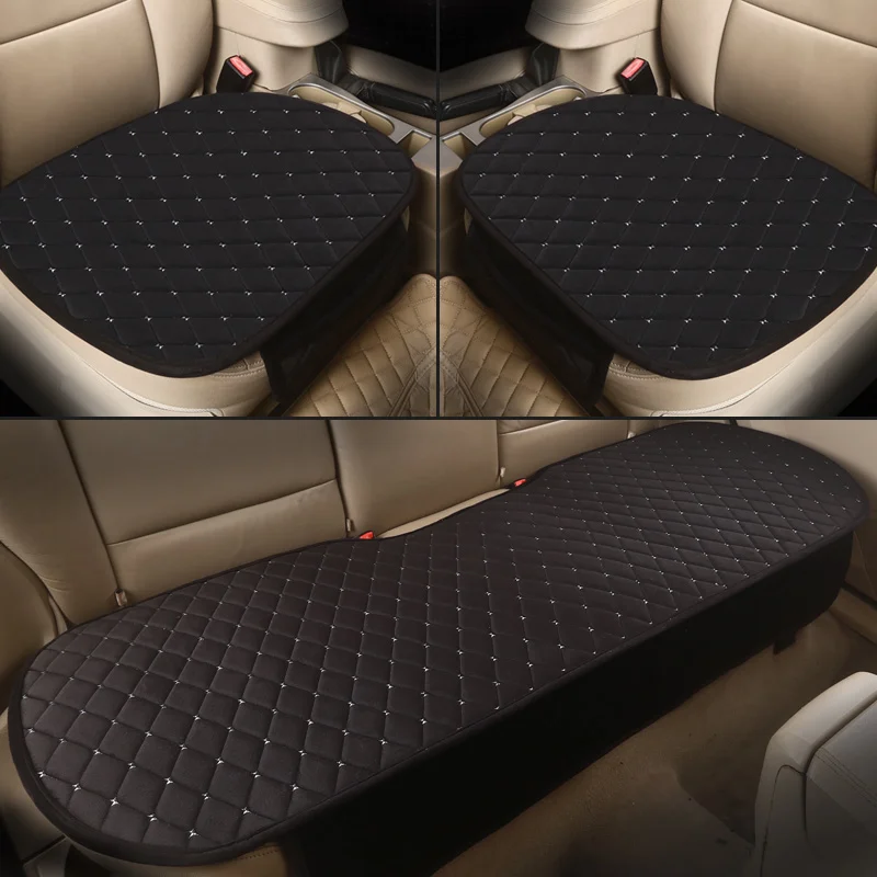 

Universal Car Seat Cover Winter Warm Velvet Seat Cushion Protector Front Rear Back Chair Seat Pad for SUV Vehicle Auto