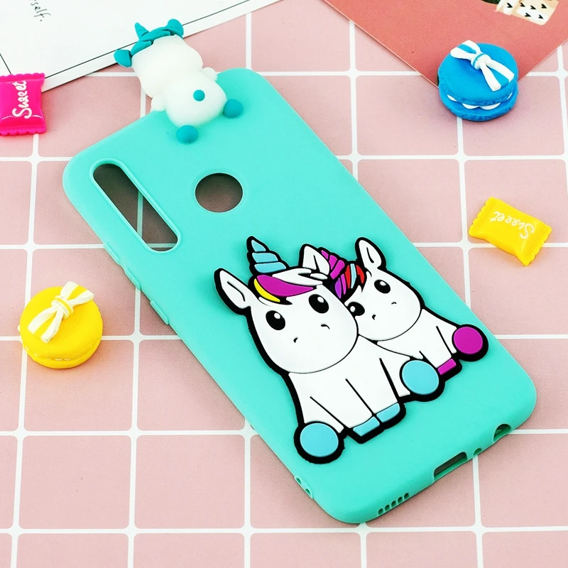 

3D Cartoon Unicorn Cover For Honor 20 Lite Case For Honor 10i Case Honor 20i Toys Phone Bumper For Huawei P Smart Plus 2019 Case