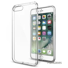 Ультра тонкий мягкий ТПУ прозрачный чехол для iPhone 5 5S SE 6 6S Plus 7 Plus 8 X прозрачный силиконовый задняя крышка телефонные чехлы в виде ракушки