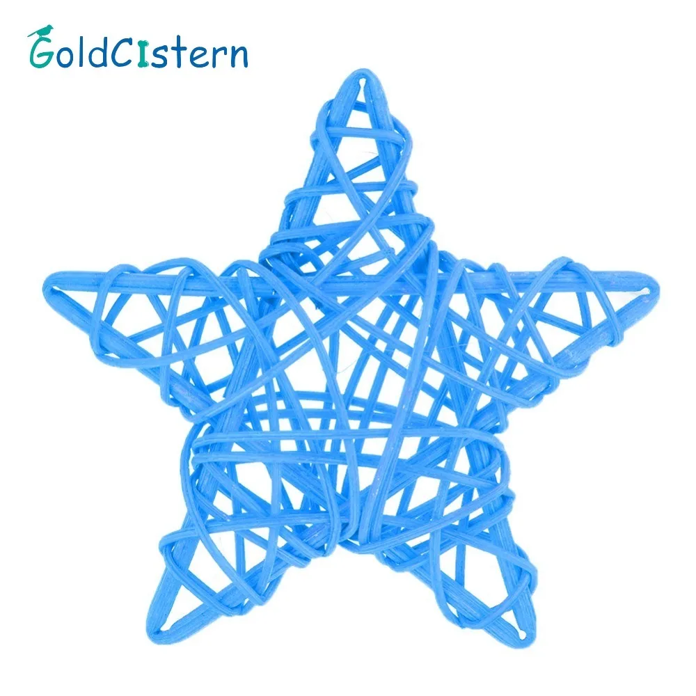 

Heart or Star Rattan Bird Toys Parrot Cage Toys Cages Cockatoo Conure Handmade Parrot Toys random color