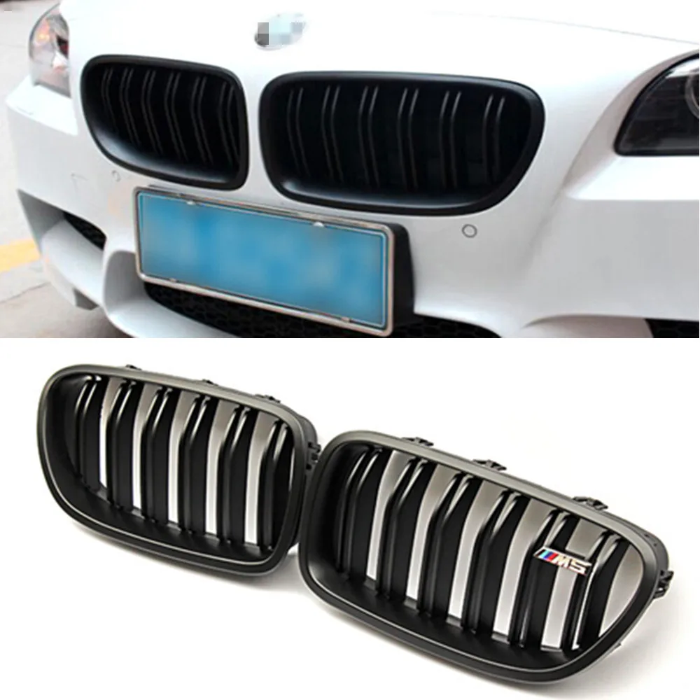 M5 Стиль гонки гриль для BMW F10 5 серии 2010 518d 520i 525d 528i Тип двойная планка матовая
