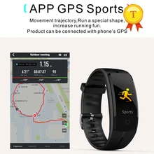 Красочные сенсорный экран приложение gps спортивные часы Смарт-браслет IP67 водонепроницаемый монитор сердечного ритма Bluetooth браслет для iphone 7