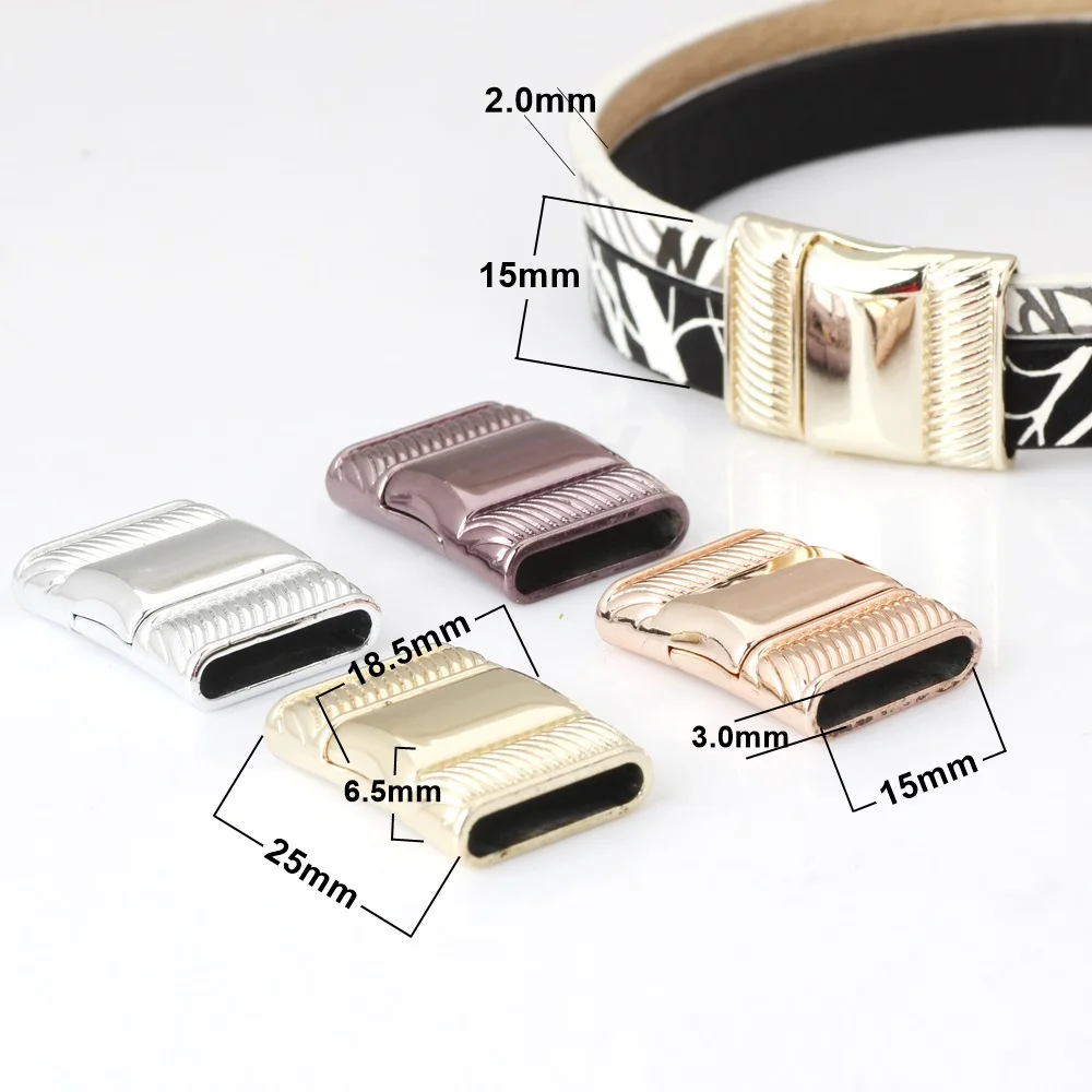 OlingArt 25 мм 2 шт./лот нить Магнитная застежка родий/розовое золото/золото KC