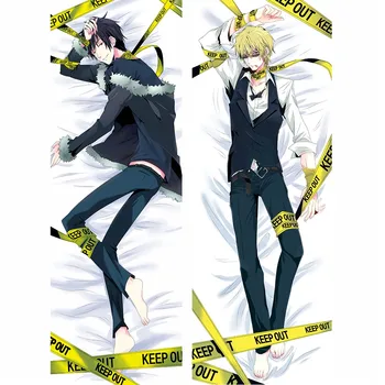 

Japanese Anime Dakimakura DuRaRaRa!! DRRR Shizuo & Izaya Male Throw Pillow cover case Hugging Body BL stomize Decorative Cushion