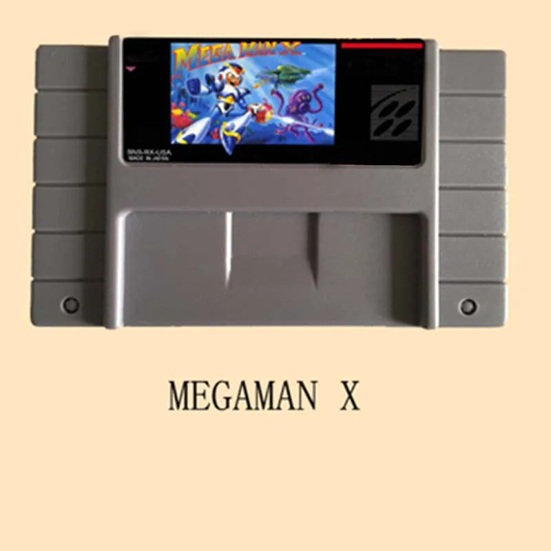 10Pcs/Lot Megaman X 16 bit Big Gray Game Card For NTSC