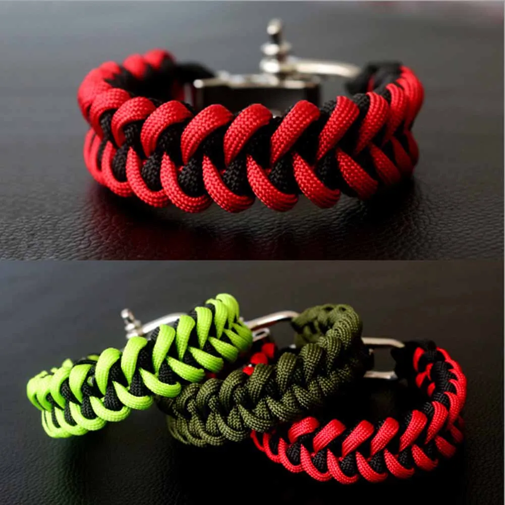 fishtail weave Emergency rope Hand Chain Travel Kits Outdoor camping