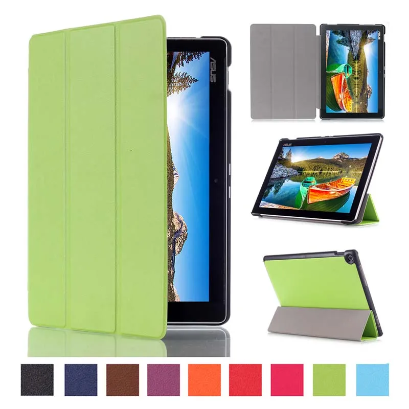 Ультратонкий кожаный чехол книжка для ASUS Zenpad 10 Z300C Z300CL Z300CG 1 дюйма|magnet adhesive|magnet