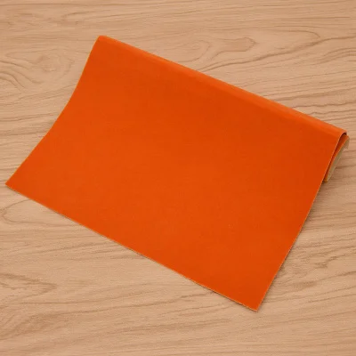 Простой липкий задний клейкий фетровый бархатный Флокированный прокладочный тканевый стикер для рукоделия мебельная поверхность украшения принадлежности - Цвет: Orange