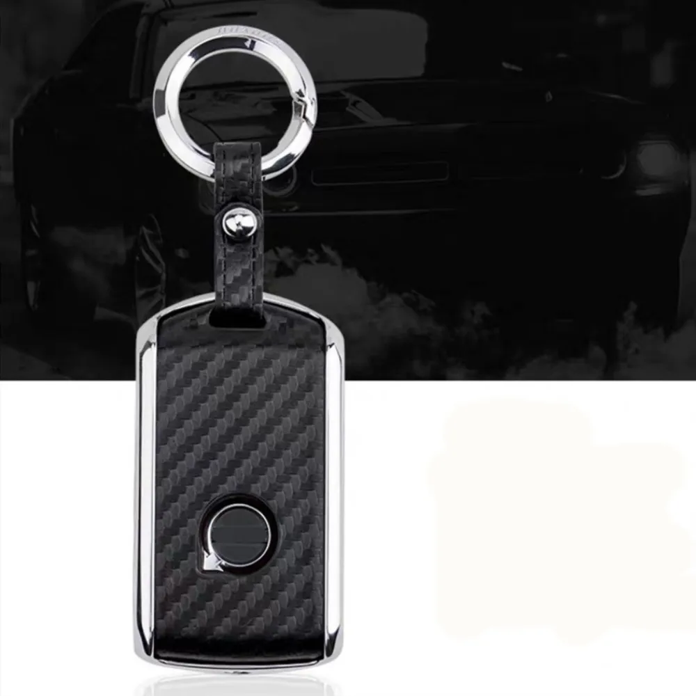 Корпус для автомобильного ключа ключ чехол крышка из углеродного волокна для Volvo XC40 XC60 S90 XC90 V90 T5 T6 T8