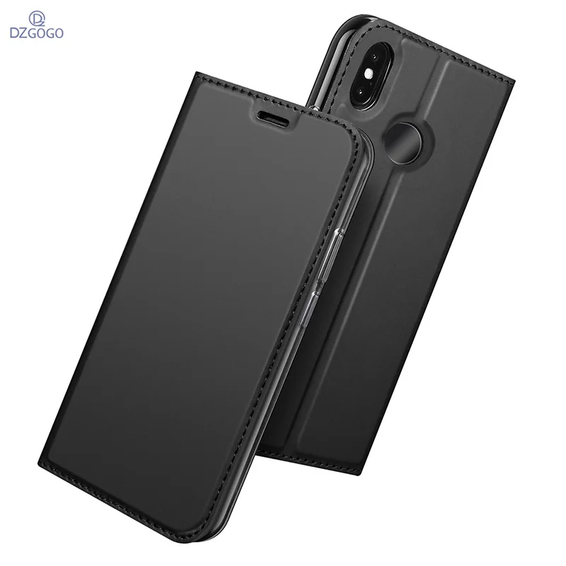 DZgogo для Xiaomi Mi Mix 2S Роскошный чехол из искусственной кожи с магнитной подставкой и