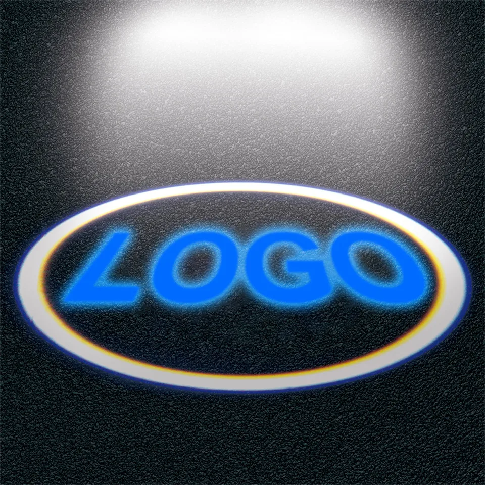 2X Wireless Car Door Welcome Light Logo No Drill Type Badge Lights LED Laser Ghost Shadow Projector Lamp for Transformers (5)