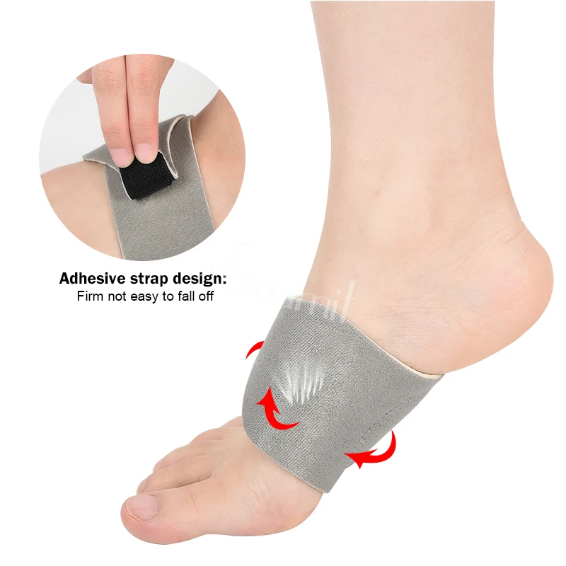 Ортопедические повязки Soumit Arch Support силиконовый Гель для массажа плоскостопия