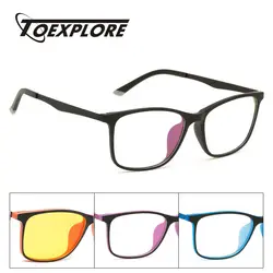 TOEXPLORE анти-синий луч света очки модные очки для мужчин для женщин рамка TR90 винтажные оптические очки для компьютерные очки для чтения при