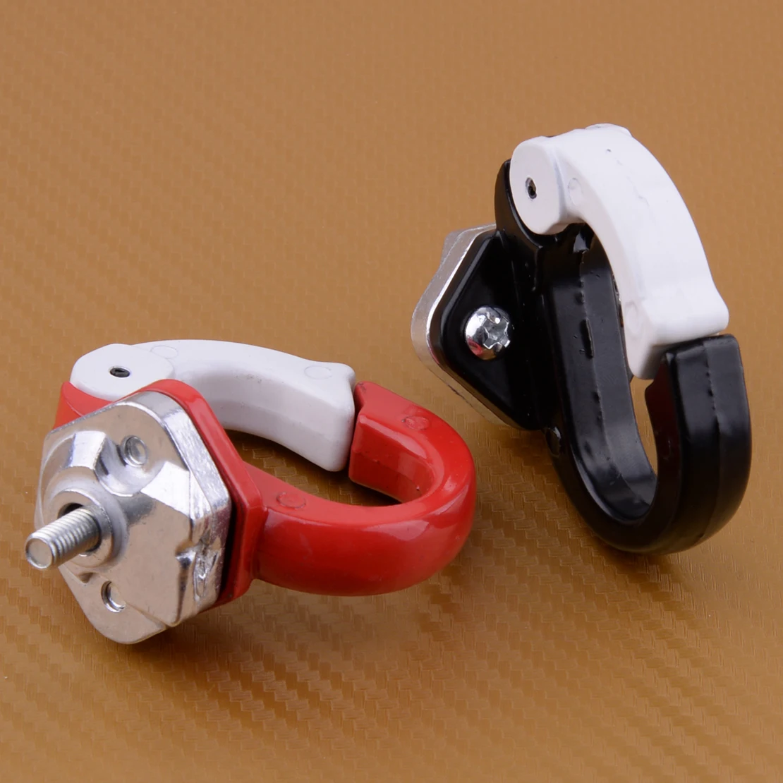 DWCX New Aluminum Alloy Motorcycle Scooter Helmet Holder Bag Bottle