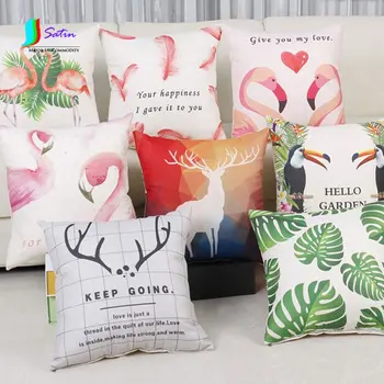 

Nordic Pillow Cushion Deer Pillow Bed Sofa Waist Car Lumbar Support Waist Pillowcase Office Back Cushion Cover 2pcs/lot S582P