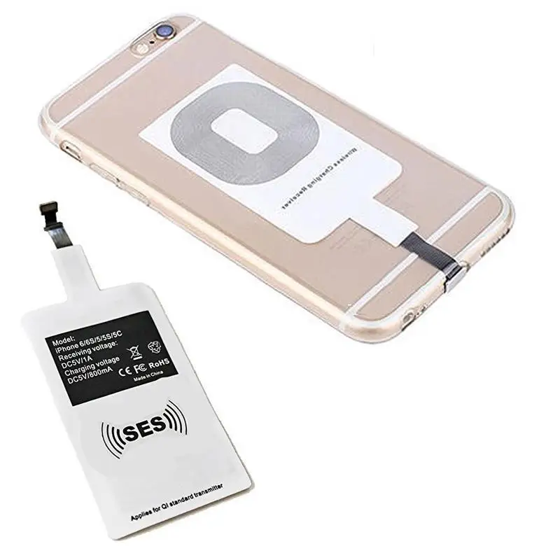 Qi Wireless Charger Receiver Charging Adapter Receptor micro USB for iPhone 5 6 6s plus type C Samsung Xiaomi HTC Android phone