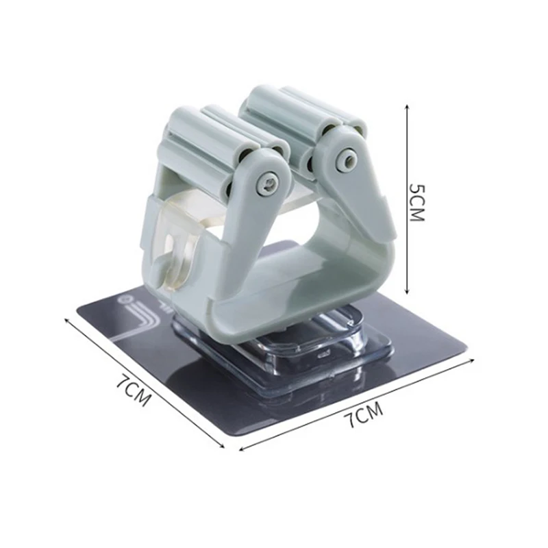 Настенный держатель для швабры, держатель для щетки, метла, вешалка для хранения, кухонный зажим, бесшовный крючок для швабры с навесным подвесом
