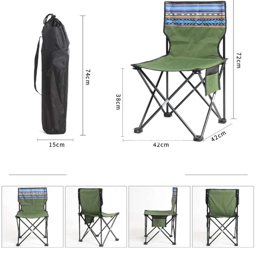 5 в 1 Портативный складной ткань Оксфорд стул столовый набор открытый Пеший Туризм Рыбалка кемпинг стул для Семья группы Пикник
