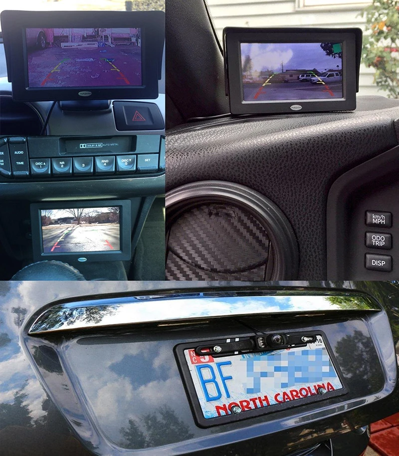 4.3 Inch Car Monitor Screen for Rear View Backup Camera Disply