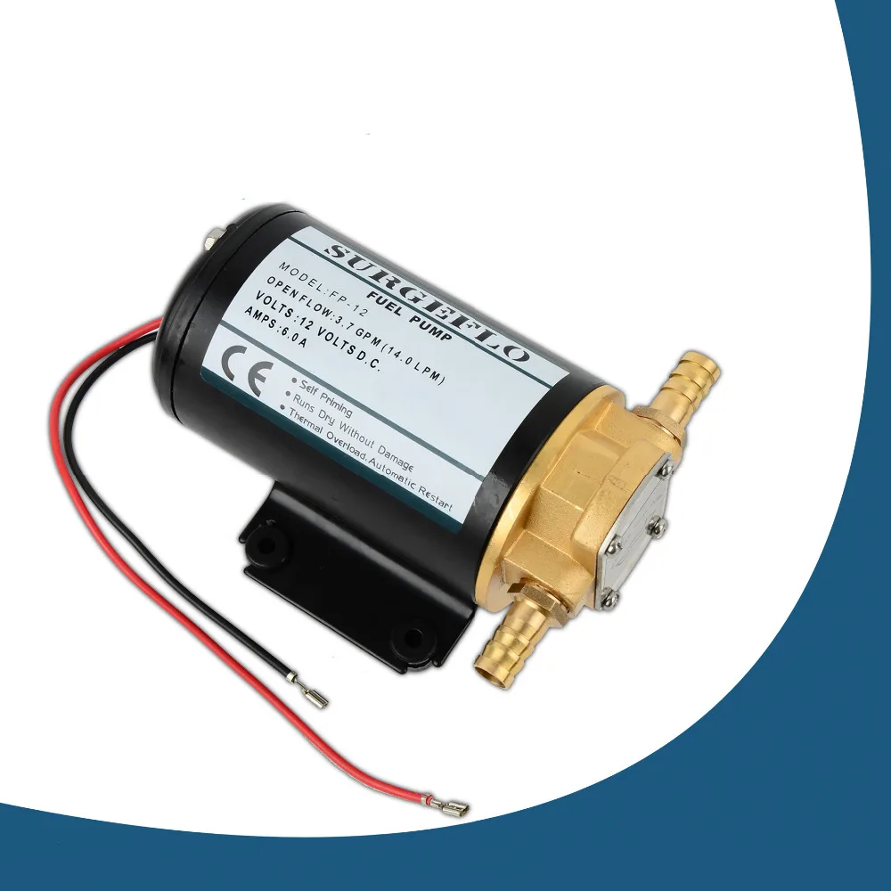 DC24V 12L/Min gear pump fuel pump self priming For diesel suction pump