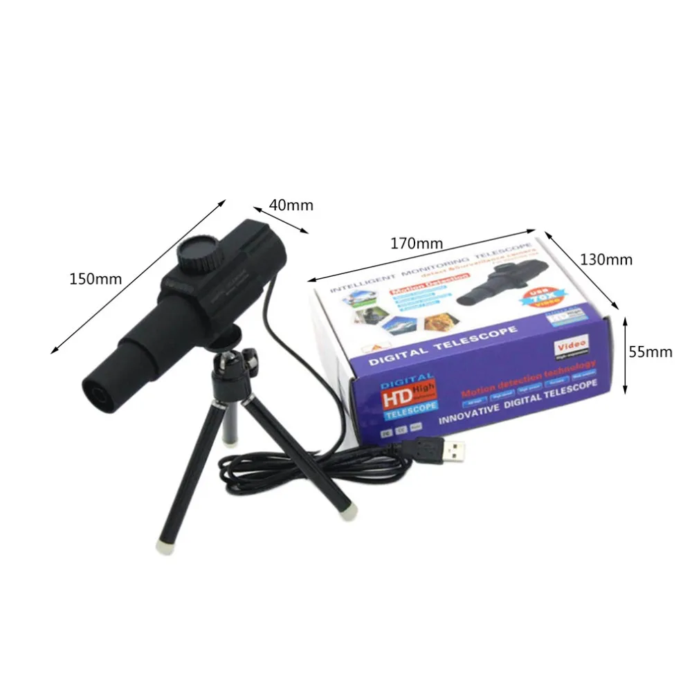 Telescópio para Observação de Animais Megapixel Vezes Lente Zoom Digital Usb 2 70 9 USB Telescópio Para Observação de Animais
