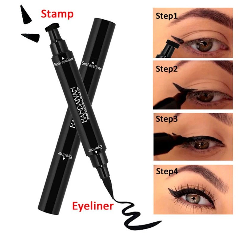 

1pc Liquid Eyeliner Stamp Pencils Long Lasting Eye Liner Stamp Eye Pencil Stamp EyeLiner Makeup Black Color