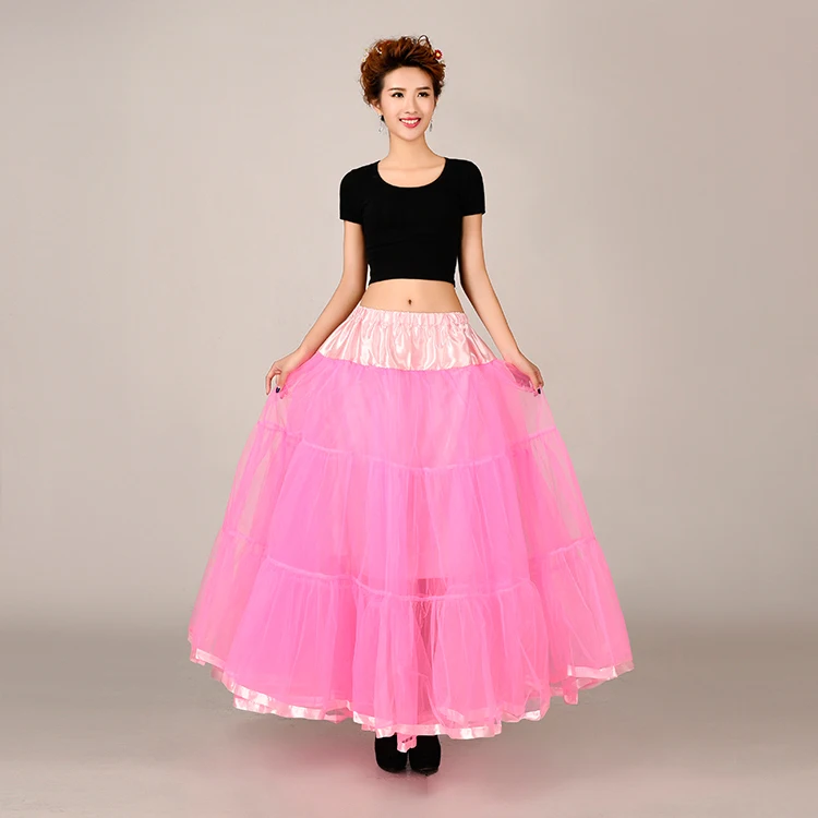 Женская газовая юбочка QC6639 длинная 14 цветов 1 метр|fashion skirt|skirt fashionpetticoat skirt |