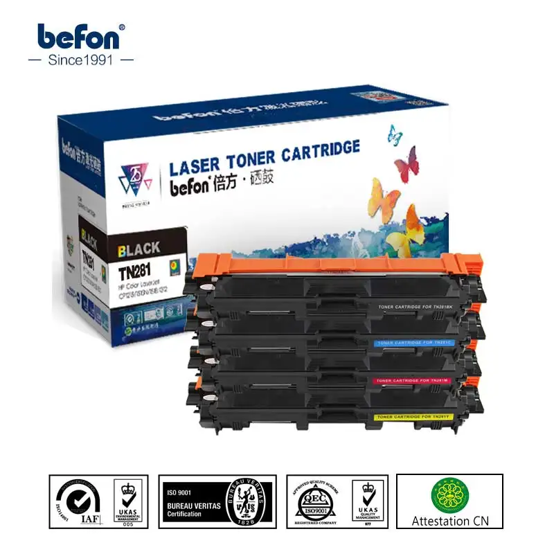 Цветной картридж befon с тонером TN221 TN241 TN251 TN261 TN281 TN291 совместим Brother HL 3140CW 3150CDW 3170