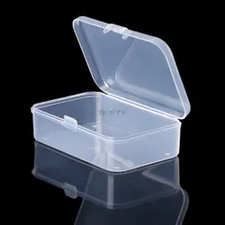 Прямоугольная коробка для хранения пластиковый прозрачный контейнер для сбора Организатор