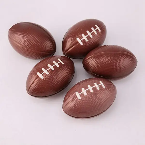 Регби пены шарики для сжимания для снятия стресса, расслабляемые реалистичные бейсбол спортивные мячи (12 шт)