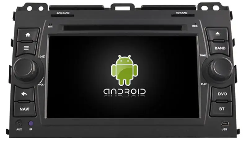Discount Quad Core Android 5.1 6.0 7.1 Car DVD Player Radio For Land Cruiser Prado 2002-2008 Car Headunit GPS Navigation Stereo Sat Nav 3