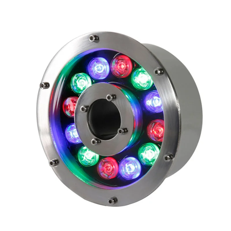 

Hot Sale Led fountain light 6w 9w 12w 18w Led Pool Light Free AC12V AC24V Underwater Lights Fountains Waterproof IP68 pool decor