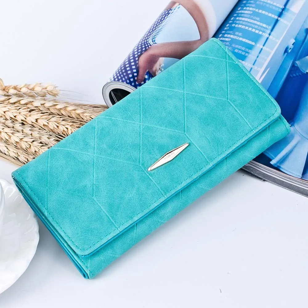 

Handbag 2019 Fashion Solid Hasp Coin Purse Long Wallet Card Holders Handbag