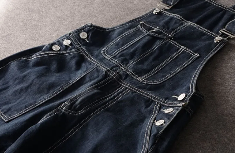 Осенние мужские длинные джинсовые узкие брюки Винтаж Slim Fit джинсы для женщин Рабочая одежда Карманы повседневное Homme байкер жан комбин