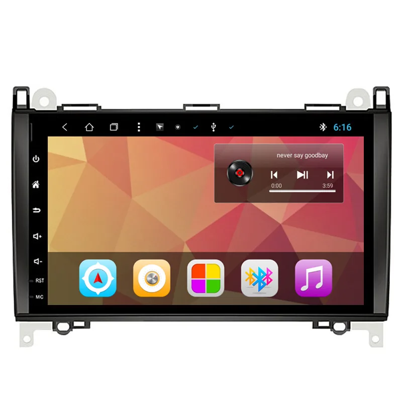 Sale 9" Android Car Multimedia Stereo DVD GPS Navigation for Mercedes Benz A W169 B W245 B200 Sprinter Vito Viano W906 W639 2006 2007 1