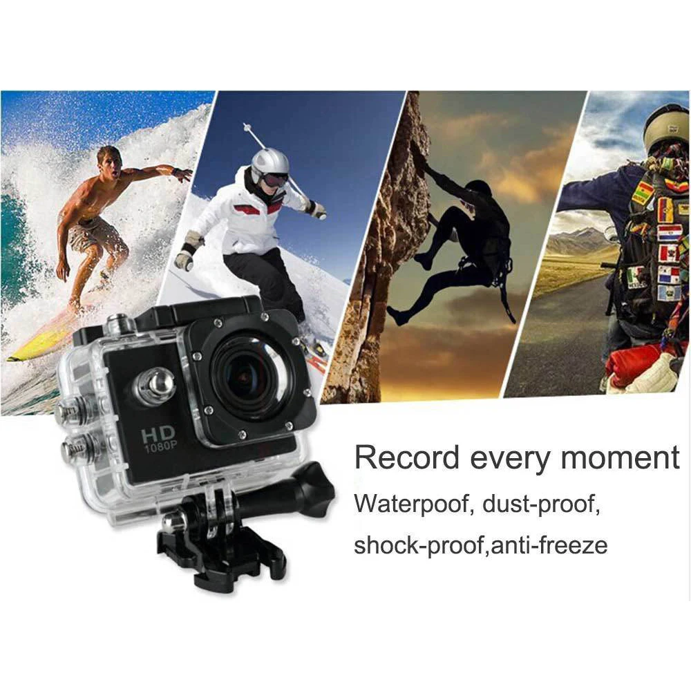 4K Profesional Камера Водонепроницаемый DV видеокамеры 2 дюймов Камера камера для действий, запись видео для дропшиппинг